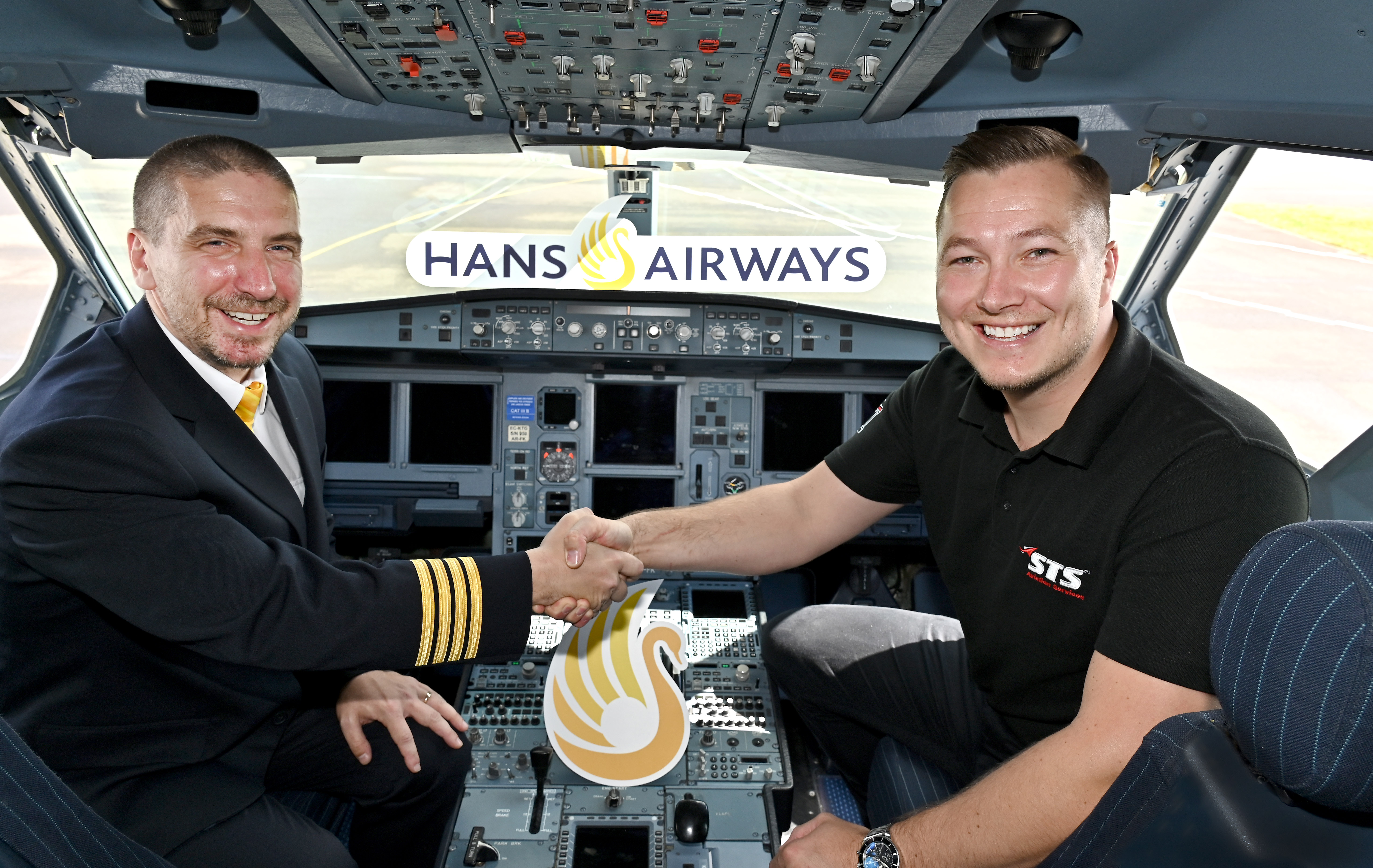 First Hans Airways Airbus A330-200 arrives in United Kingdom
